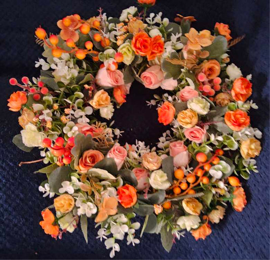 Golden Ember  (Autumn Door Wreath)               (A9)