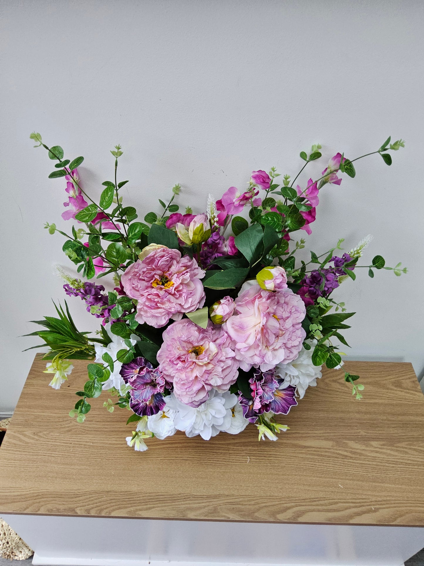 Faux Floral Arrangement: Enchanted Garland Symphony