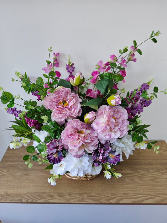 Faux Floral Arrangement: Enchanted Garland Symphony