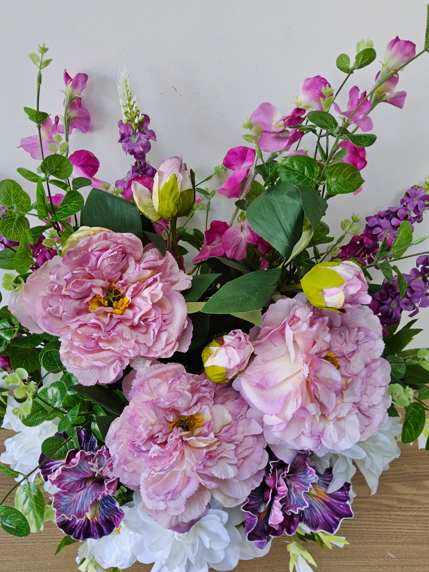 Faux Floral Arrangement: Enchanted Garland Symphony