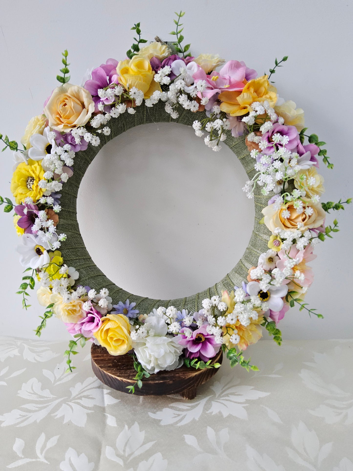 Pastel Garden (Door Wreath)