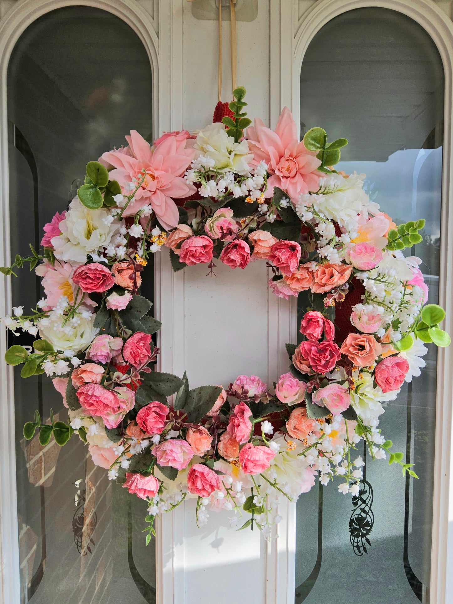 Strawberries and Cream (Door Wreath)