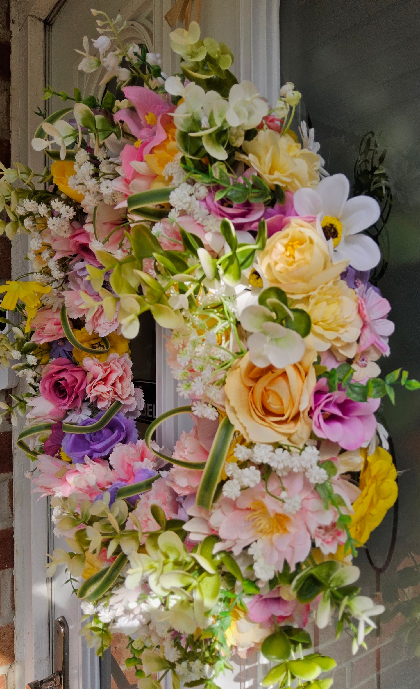Pastel Garden (Door Wreath)