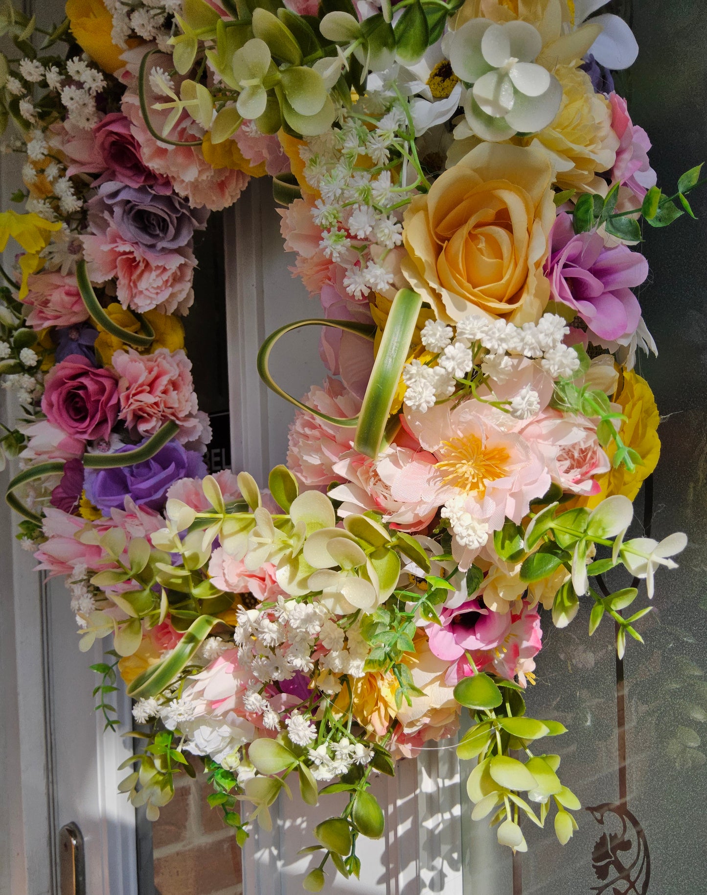 Pastel Garden (Door Wreath)