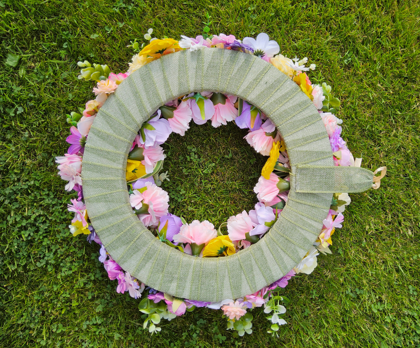Pastel Garden (Door Wreath)