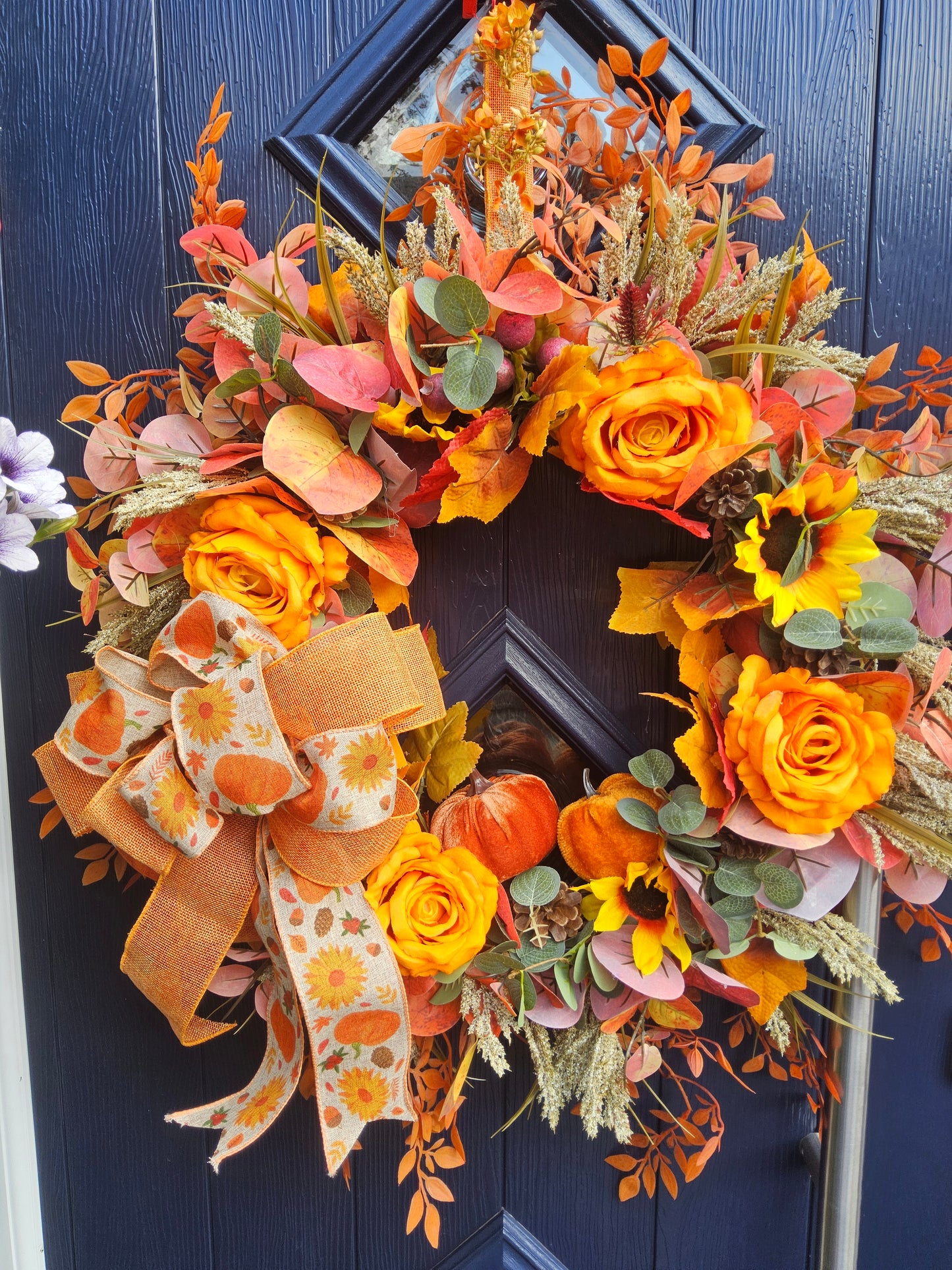 Handmade Autumn Harvest Wreath (20)