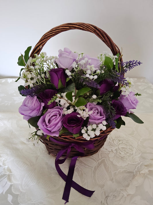 Royal Bloom: A Faux Flower Arrangement