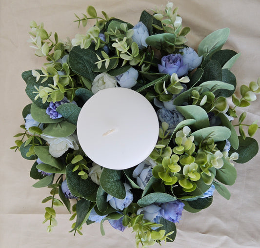 Shades of Lilac: Faux Wreath