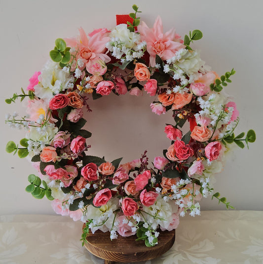 Strawberries and Cream (Door Wreath)