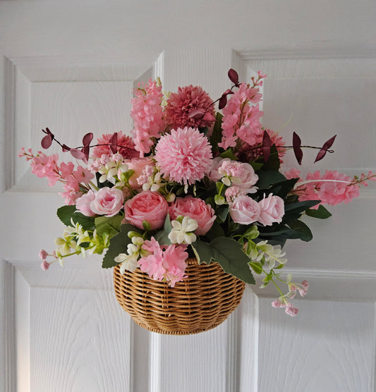 Strawberry Delight (Wall Faux Floral Arrangement