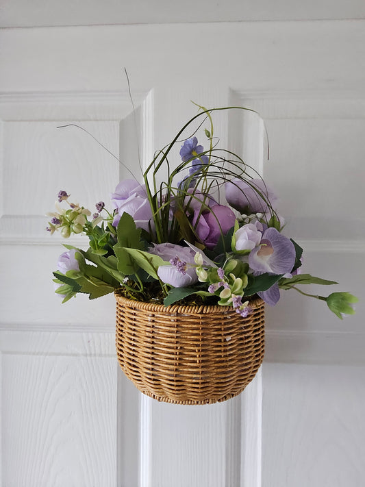 Lavender Wall Basket